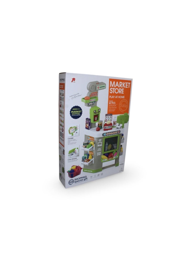 Prime "Market Store" Playset – 67 Pcs - Image 1