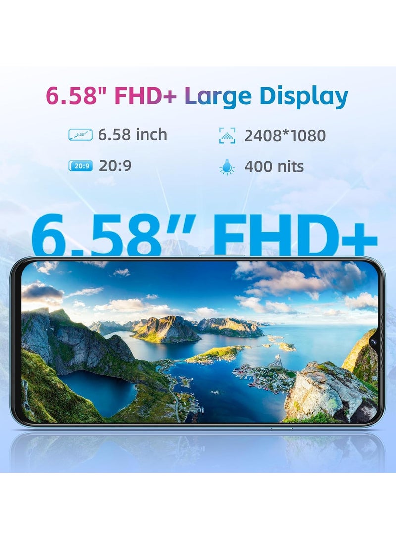 Cubot - P80 Android 13 Smartphone 8GB RAM 512GB ROM 6.58 Inch FHD+ Screen Battery Power 5200mAh 48MP+24MP Triple Cameras Mobile,Dual SIM 4G Fingerprint/NFC/OTG/Global Version - Image 1