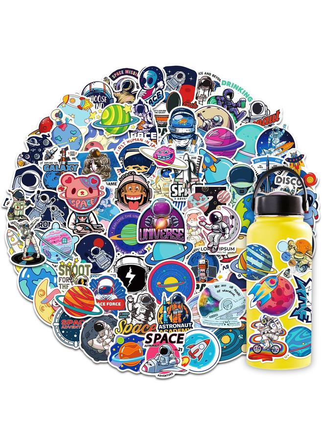 Bluejw 100 Planet Astronaut Stickers NASA Space Alien Universe Stickers Trolley Case Notebook Stickers - Image 2