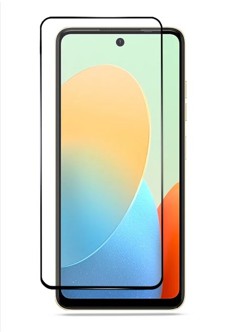 Tecno Spark Go 2024 Screen Protector - Edge to Edge Tempered Glass Screen Protector, High Transparency, Delicate Touch, Anti-Explosion, Smooth Arc Edges, Easy Installation