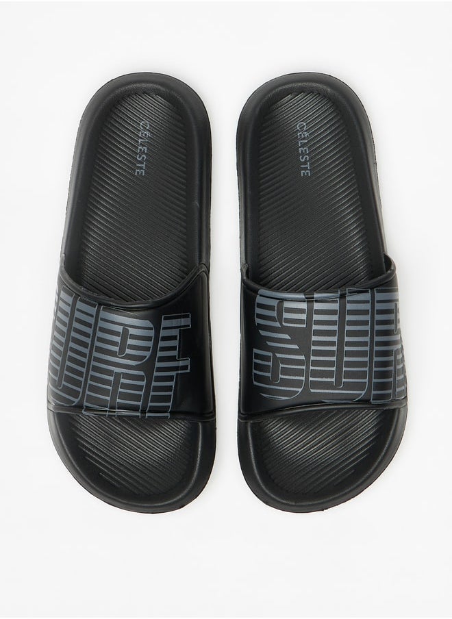 Celeste Women's Typographic Print Slides  - Image 2