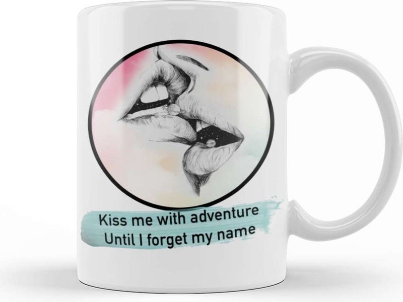 Print Shop Lyrics Cliff's Edge Mug Porcelain