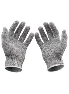 Generic Cut Resistant Gloves Safety Cut Resistant Gloves Cut and Stab Resistant Stainless Steel Wire Metal Mesh Kitchen Butcher Gloves Size: XL  - Image 1