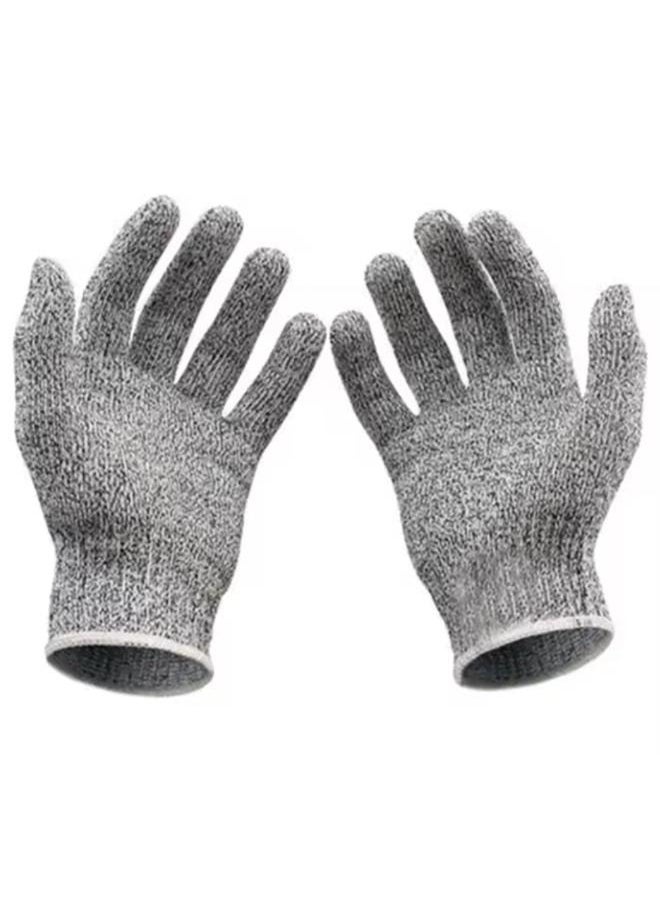 Generic Cut Resistant Gloves Safety Cut Resistant Gloves Cut and Stab Resistant Stainless Steel Wire Metal Mesh Kitchen Butcher Gloves Size: XL  - Image 1