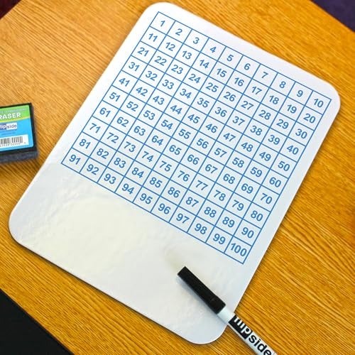 Flipside Products 9" x 12" Two Sided Dry Erase Board Hundreds Grid, Learn to Count, Counting Aid, Number Chart, Classroom and Home, Pack of 24 - Image 5