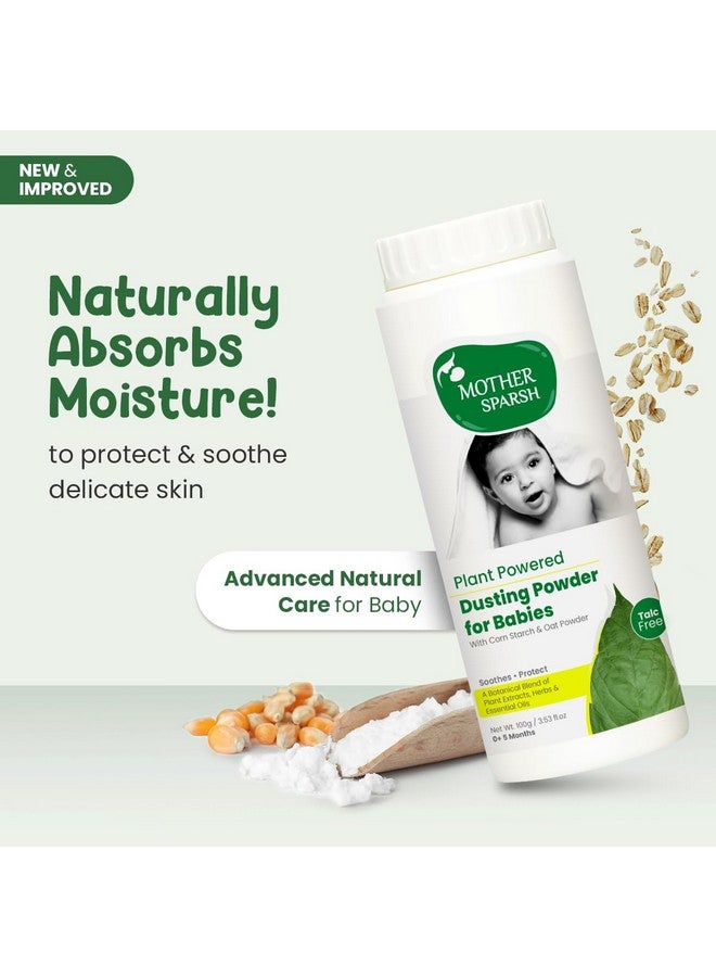 موذر سبارش بودرة ماذر سبارش الطبيعية الخالية من التلك للأطفال، 100 غرام (عبوة من قطعتين) - Image 1