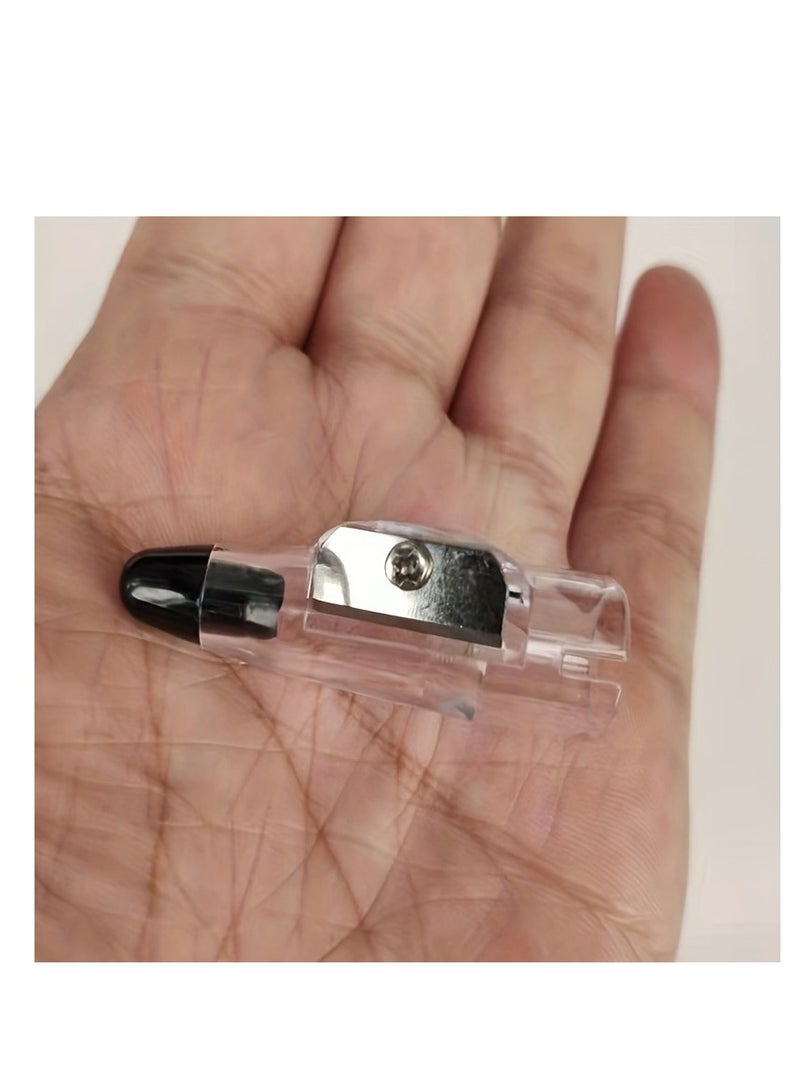 Travel-Friendly Makeup Pencil Sharpener for Eyeliner, Lipsticks - Compact, Easy to Clean, Plastic Beauty Tool - Image 3