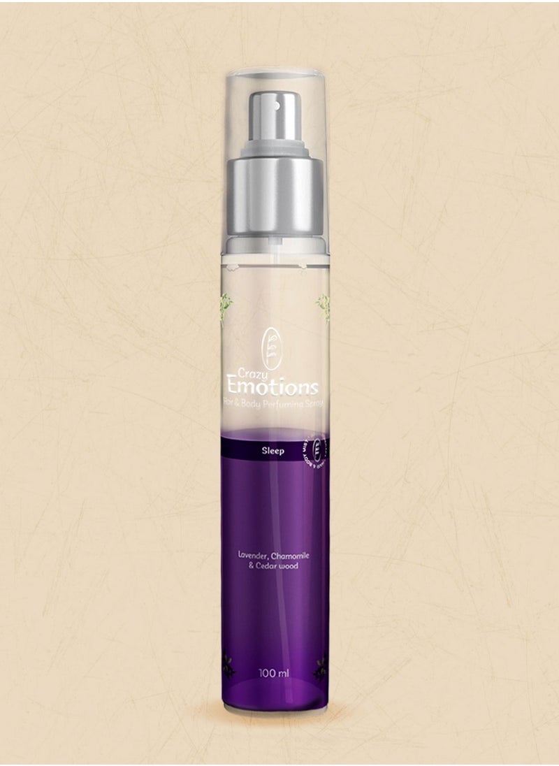 Crazy Emotions - Hair Perfume Crazy Emotion Sleep Enriched with Natural Oils Hair Mist Lavender Scent - Image 1