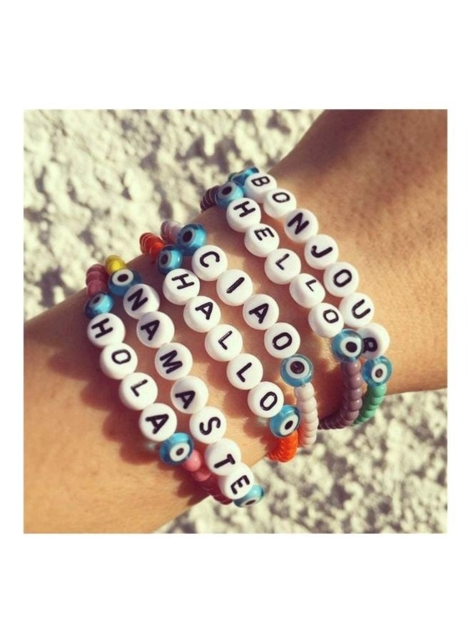 10000 Letter Beads And Pony Beads 24-Grid Bead Kit Set Rope Mini Seed Beads Set For Jewelry Making Bracelet Beads Finding Diy Crafts Beading Needles For Bracelet Making - Image 4