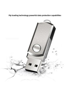 Generic Enough Small Fat Metal Rotating U Disk 2g4g8g16g32g64g128g Computer High-speed Bidding U Disk-Colour:Gold-Capacity:8GB  - Image 4