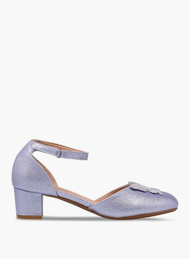 Flora Bella By Shoexpress Girls Block Heel Shoes - Image 3