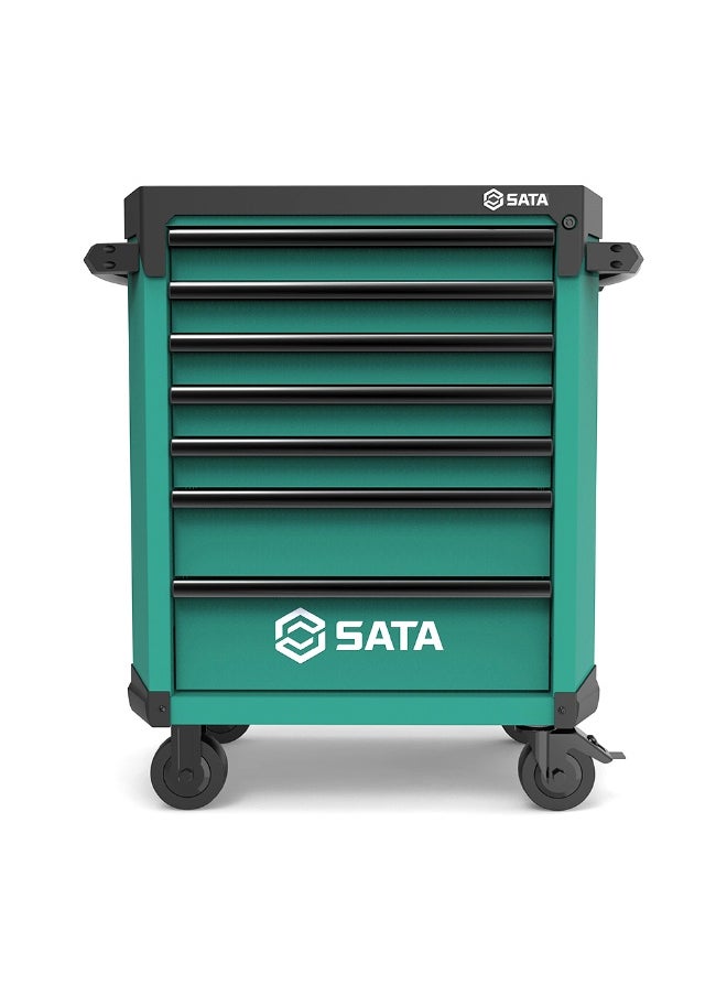Sata SATA ST95113G 7 Drawer Roller Cabinet - Pro Green  - Image 3