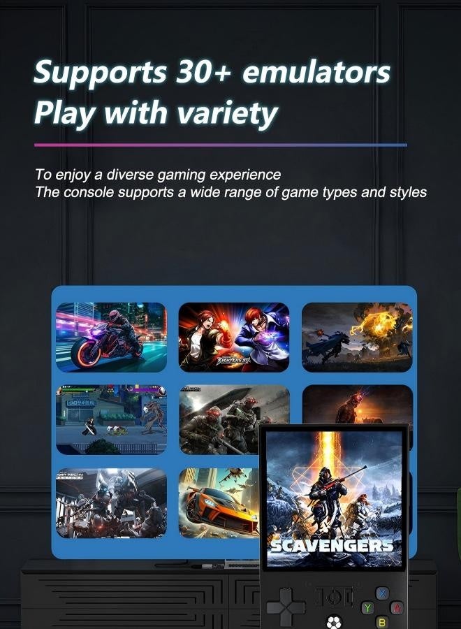 NexusTek R36MAX Handheld Game Console 4.0″ IPS HD Screen | Supports 30,000+ Classic Games | Dual Joystick / 2-Player | 4000mAh Battery Long-lasting Play | 128GB TF Card + Portable Storage Bag - Image 4