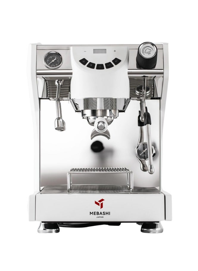 Commercial Coffee Machine, 1.7 L Capacity, 15 Bar Pressure, Dual Boiler, (ME-CCM2059) (White) 2350W