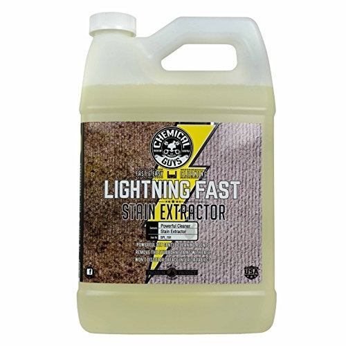 Chemical Guys SPI_191 Lightning Fast Carpet and Upholstery Stain Extractor,(Fabric, Upholstery, & Carpet), Safe for Cars, Home, Office, Furniture & More, 128 fl oz (1 Gallon), Fresh Scent - Image 1