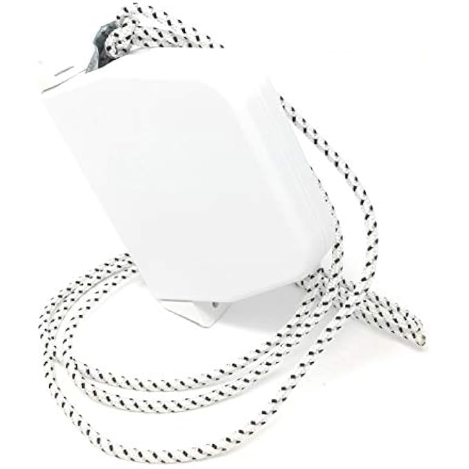 Cord Winder White Mini Swivelling With Cord Black And White, Hinge System, With Detailed Instructions (English Language Not Guaranteed)