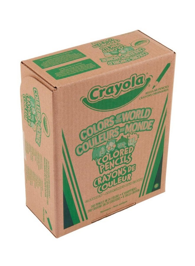 Crayola Colors of the World Skin Tone Colored Pencils Classpack (240ct), Bulk Colored Pencils for Classrooms, Teacher Supplies, Gifts - Image 4