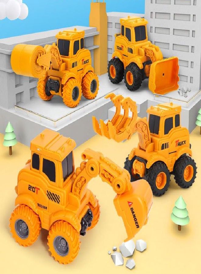 Construction Vehicles Toy Set Big size 4 PCS - Image 1