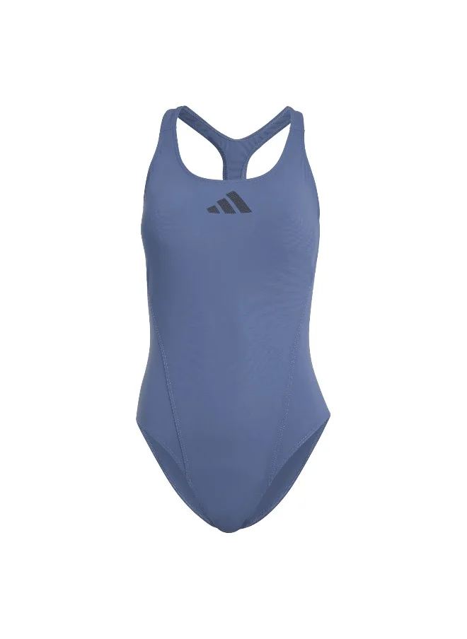 اديداس adidas Lanelux Swsuit Blue Swim Swimwear 26"
