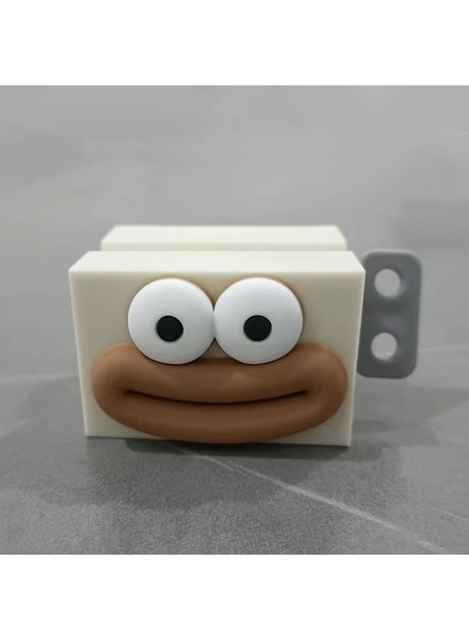 White Manual Toothpaste Dispenser Easy Squeeze Sausage Mouth Design For Bathroom Toothpaste And Facial Cleanser - Image 1