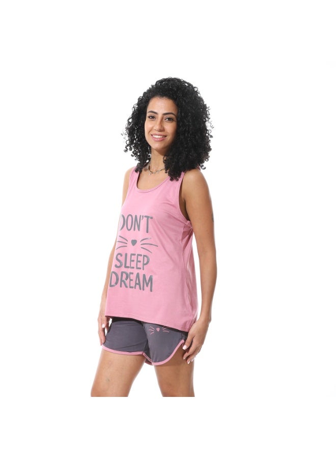 Caesar Women's hot shorts with chest prints - Image 2