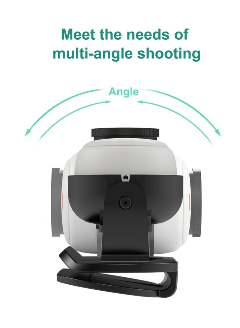 SYOSI Camera Cap Clip Magnetic Mount Bracket for Insta360 GO3/GO2, Adjustable Action Camera Baseball Cap Mount, Baseball hat Mount for Action Camera - Quick Release Hat Clip for Hands-Free Shooting - Image 4