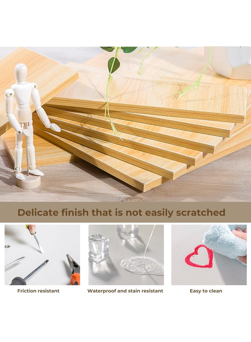 انسجام رف كتب خشبي قائم بذاته مكون من 18 طبقة، رف تخزين، رف تخزين، رف أدراج للمنزل وغرفة المعيشة والمكتب - Image 5