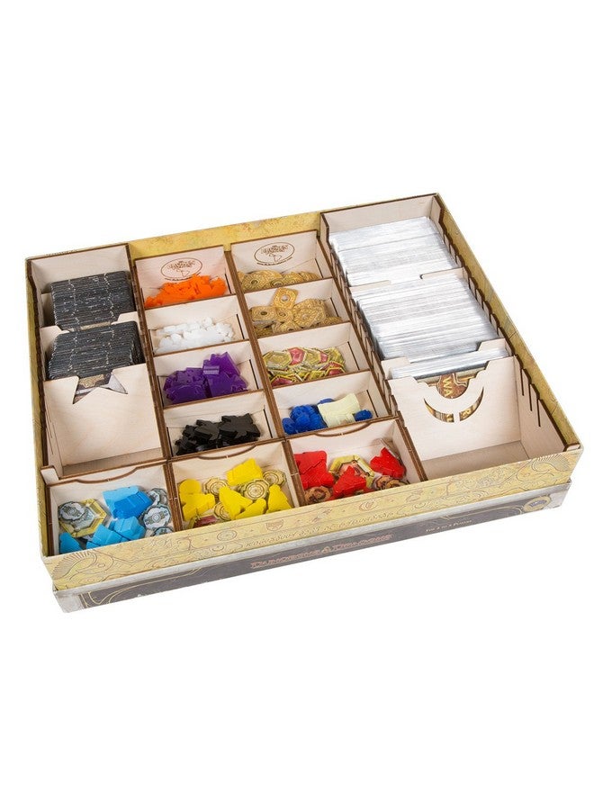 The Broken Token Game Organizer - Lords of Waterdeep Compatible Organizer, Wooden Storage Box for Tabletop Games - Image 4