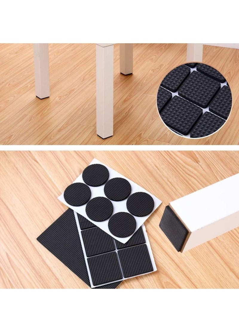 KASTWAVE - Furniture Pads 16PCS Felt Pads Premium Huge Pack, Furniture Felt Pads for Furniture Feet 5mm Thick Self Adhesive Anti Scratch Floor Protectors for Chair Legs Hardwood Floor - Image 1