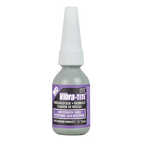 Vibra-TITE - 11110 111 Low Strength Removable Anaerobic Threadlocker, 10ml Bottle, Purple - Image 1