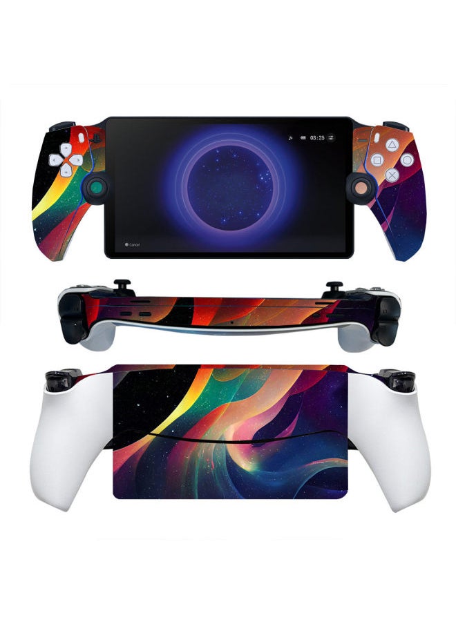 Generic PS Portal Sticker Game Machine Body Sticker Protective Film Handheld Machine Pain Sticker PS5 Portal Skin-Color:TN-Portal-0061  - Image 1