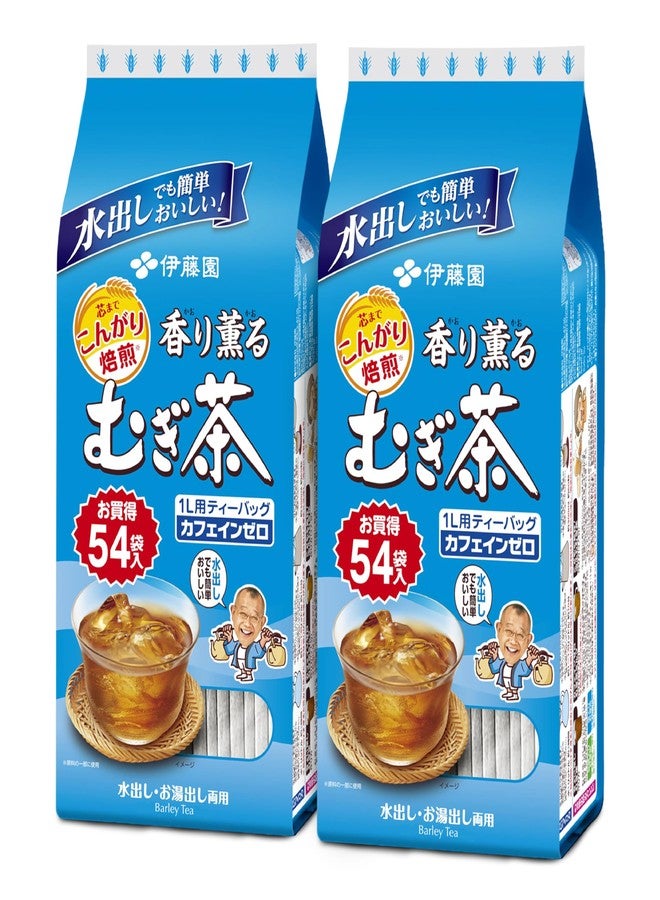 Fusion Select ITO EN Japanese Barley Tea Kaori Kaoru (Aromatic) Mugichae Tea COLD/HOT 108 Bags - Image 1