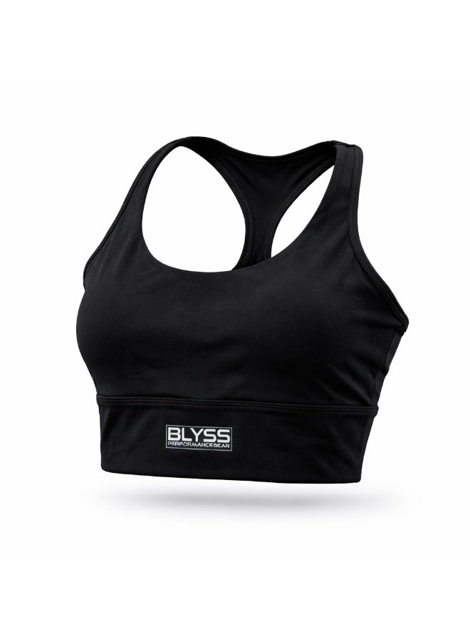 BLYSS Performance Gear Woman Sport Bra Black - Image 1