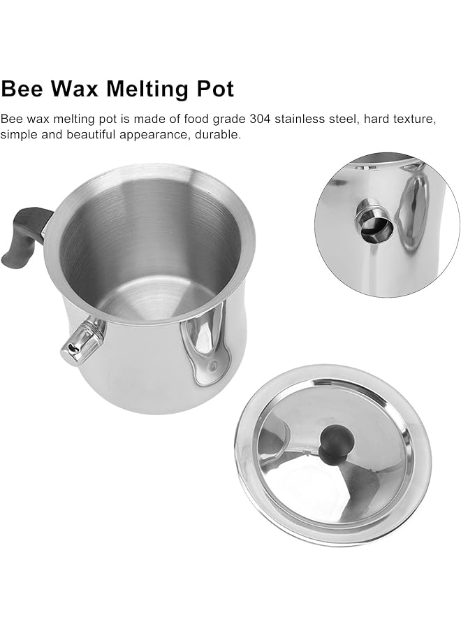 TERRIFI Double Layer Candle Making Pouring Pot, 50Oz Stainless Steel Wax Melting Pot With Heat Resistant Handle, Anti High Temperature Double Boiler Candle Making Pitcher For Melting Chocolate, Soap, Wax - Image 4