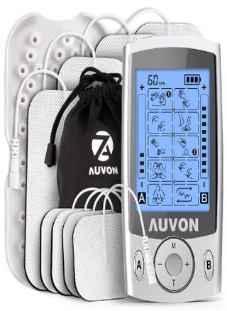 AUVON Dual Channel TENS Unit Muscle Stimulator Machine with 20 Modes, 2" and 2"x4" TENS Unit Electrode Pads - pzsku/ZAE0AC734DBB9750F0CEAZ/45/_/1714043377/9ad28383-3d25-4047-811a-d77240f9ba78