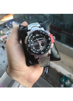 Watch Digital and Analog Wristwatch