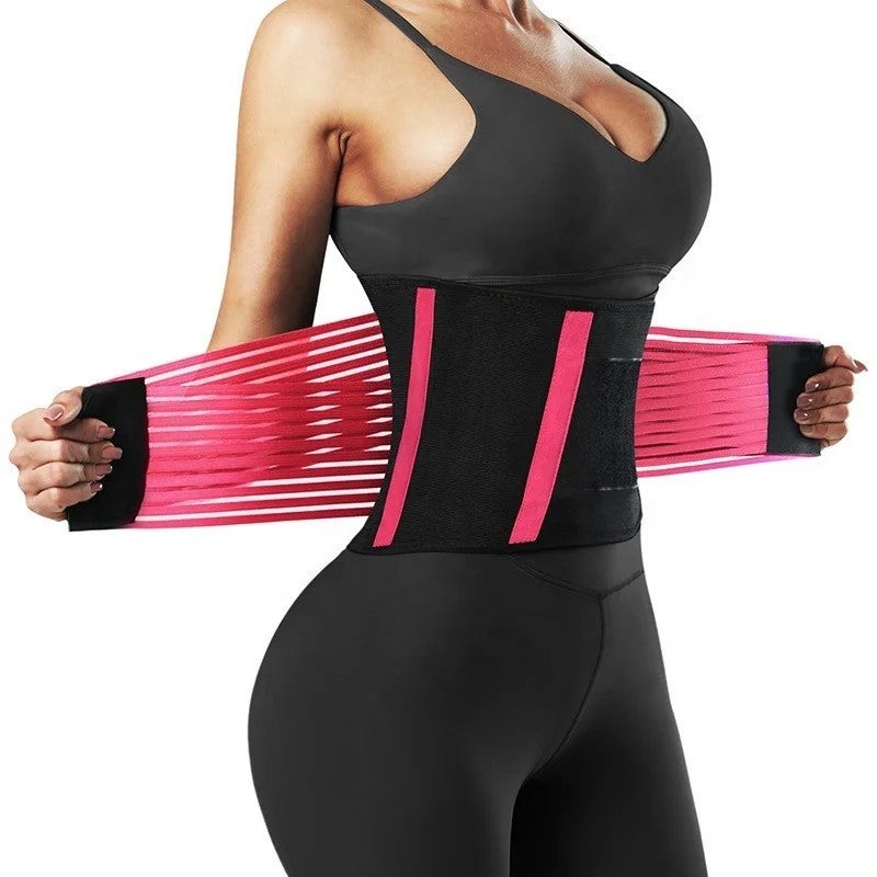 Bluejw Workout Adjustable Elastic Neoprene Waist Trainer - Waist Trimmer Belt for Women - Abdominal Trainer & Back Support - Image 3