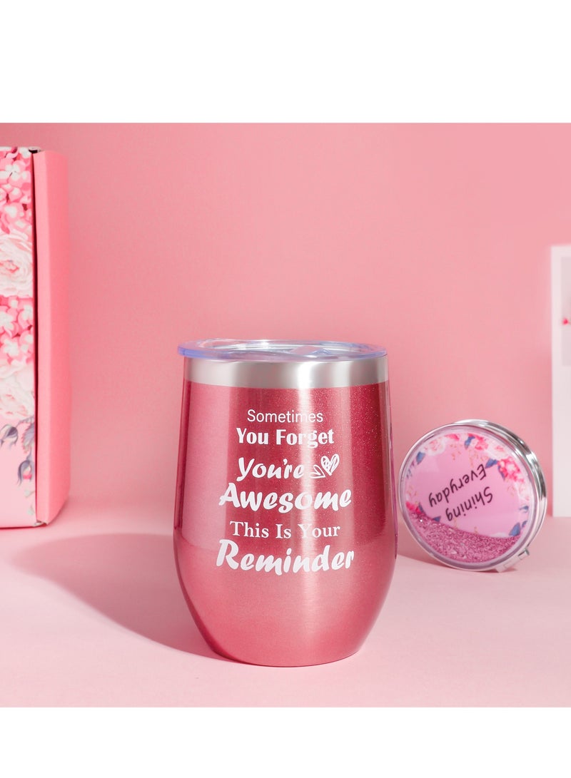 سلة هدايا للنساء - مجموعة صندوق هدايا عيد الميلاد ومجموعة سلة هدايا سبا الاسترخاء مع هدايا ملهمة، أفكار هدايا فريدة متعددة المناسبات لصداقة النساء، هدايا أفضل صديقة للأم الأخت الزوجة الزميلة المعلمة الممرضة (هدية رمضان والذكرى السنوية لها) - Image 5