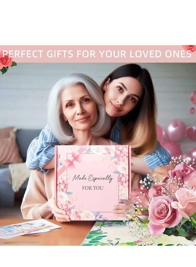 سلة هدايا للنساء - مجموعة صندوق هدايا عيد الميلاد ومجموعة سلة هدايا سبا الاسترخاء مع هدايا ملهمة، أفكار هدايا فريدة متعددة المناسبات لصداقة النساء، هدايا أفضل صديقة للأم الأخت الزوجة الزميلة المعلمة الممرضة (هدية رمضان والذكرى السنوية لها) - Image 3