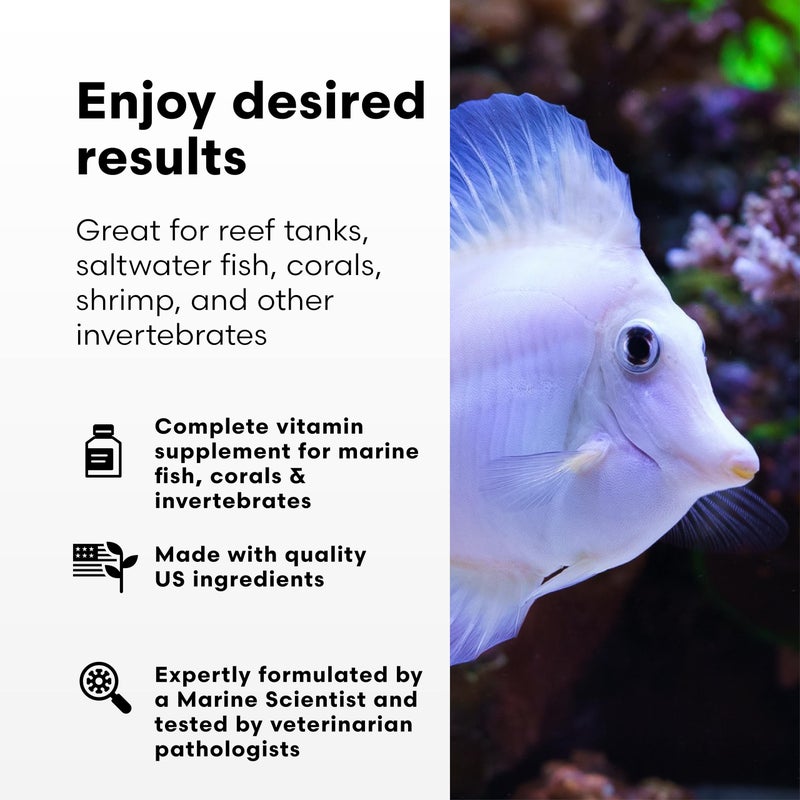 Brightwell Aquatics Vitamarin M - Liquid Multivitamin Supplement for Marine Fish Aquariums , 125-ML - Image 2