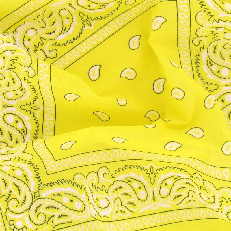 Boolavard 1s, 6s, 9s or 12 Pack Cowboy Bandanas Bandana with Original Paisley Pattern - Image 4