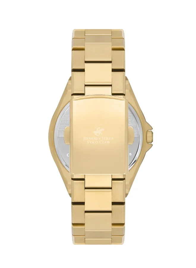 بيفرلي هيلز بولو كلوب Beverly Hills Polo Club BP3570X.120 Women Analog Display Watch & Metal Strap Gold