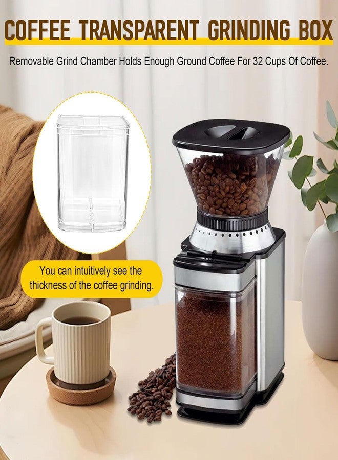 CHAR YONG DBM-8GC Coffee Grind Chamber With Top Lid for Cuisinart DBM-8P1- Removable Grind Chamber Holds Enough Ground Coffee for 32 Cups Of Coffee Food Processor Replacement Parts - Image 2