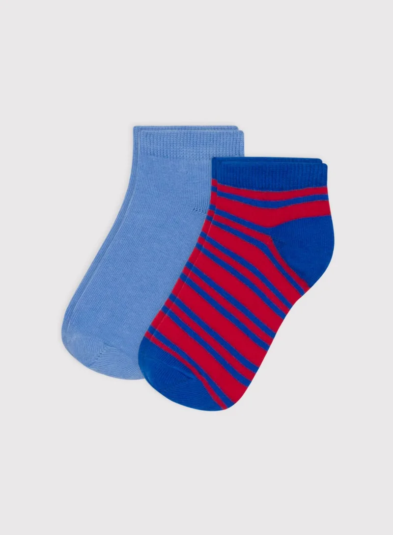 Petit Bateau Kids 2 Pack Assorted Socks