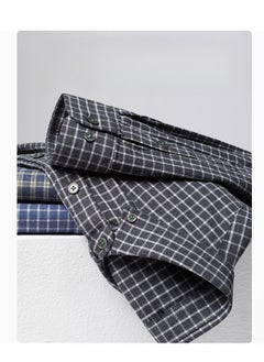 Tucano Men's Long Sleeved Pure Cotton Casual Plaid Shirt  - Image 2
