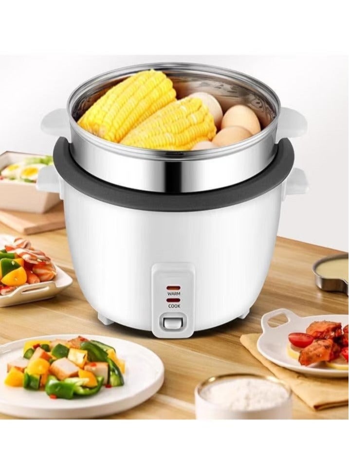 REFURA 2 in 1 Rice Cooker & Steamer 1.5 L / Non-Stick Removable Bowl / Keep Warm Functionality / 500 Watts / Includes Measuring Cup & Spatula | RE-619 | Kitchen Appliances - Image 1