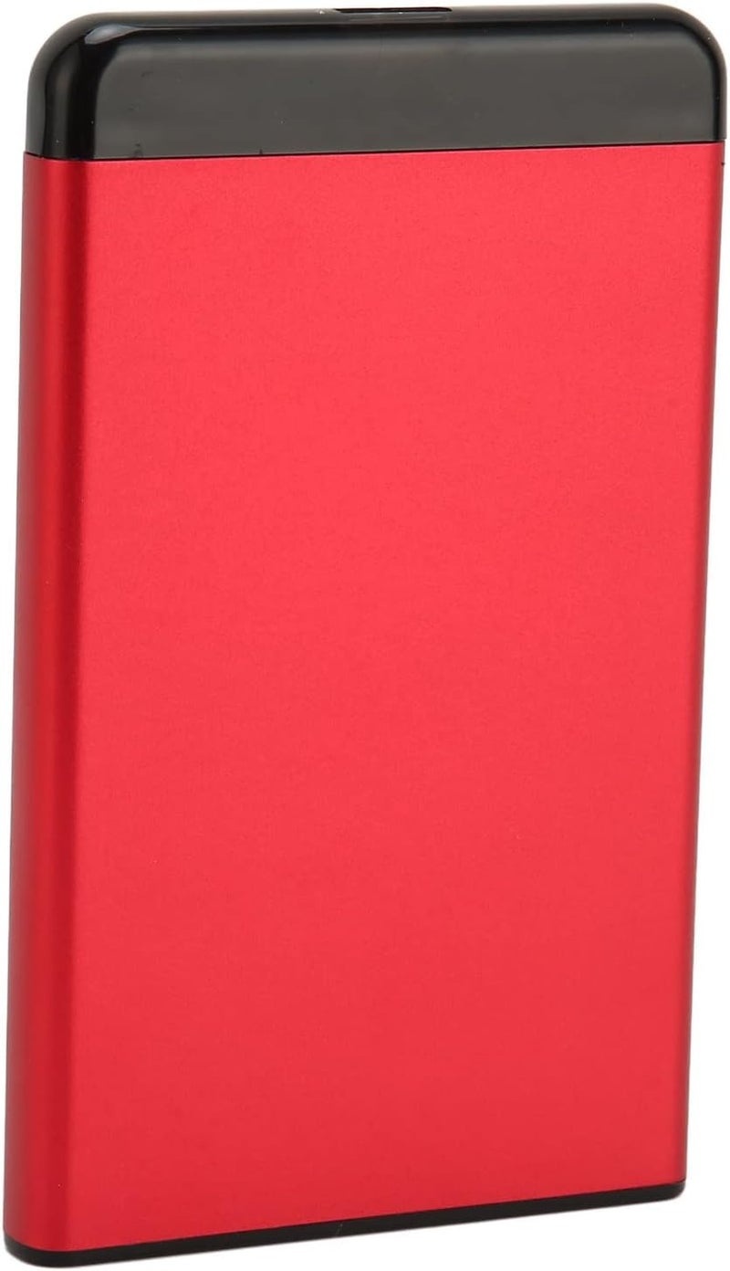 woobles Portable Hard Drive, Ultra Thin External Hard Drive 2.5 Inch for TV (320GB)-320GB Red - Image 1