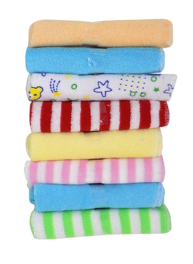 غلان مجموعة مناشف استحمام الوجه للأطفال من GLAN، عصرية وعصرية، فائقة النعومة، مكونة من 8 قطع، متعددة الألوان، عبوة واحدة (@@2) - Image 4