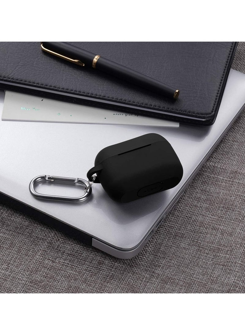 AROAQ Protective Case Compatible with AirPods Pro Case, Silicone Protective Case Cover with Carabiner, Compatible with Apple Airpods Pro - Image 5