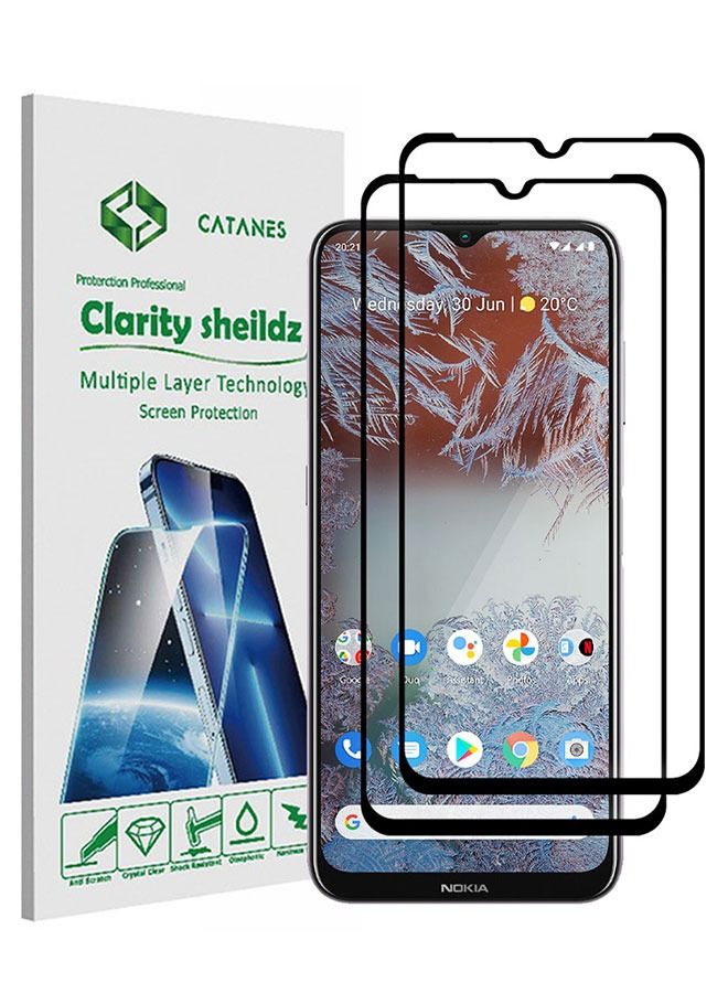 CATANES 2 Pack For Nokia G10 Tempered Glass Screen Protector Full Glue Back - Image 1